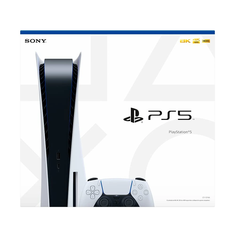 Console Playstation 5 Sony Ps5 1TB Controle DualSense Branco - MÍDIA FISICA