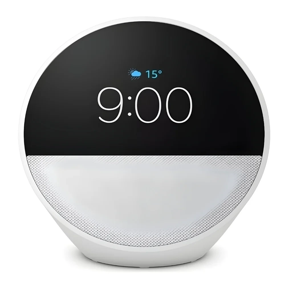 Echo Spot Smart Speaker Caixa De Som Tela De 2,83 - Branca