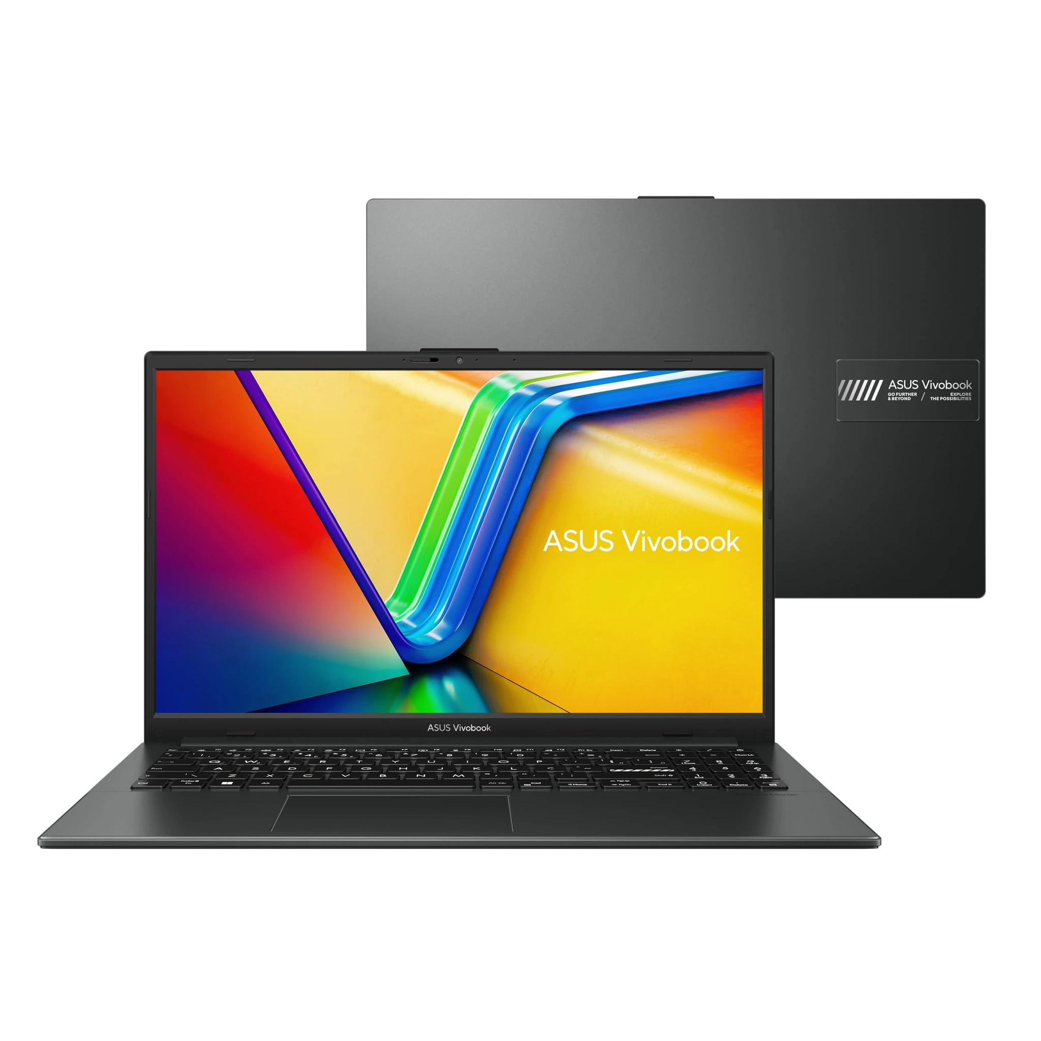 Notebook ASUS VivoBook Go 15 AMD Ryzen 5 7520U 8GB 512GB SSD KeepOS Tela 15.6 FHD Mixed Black