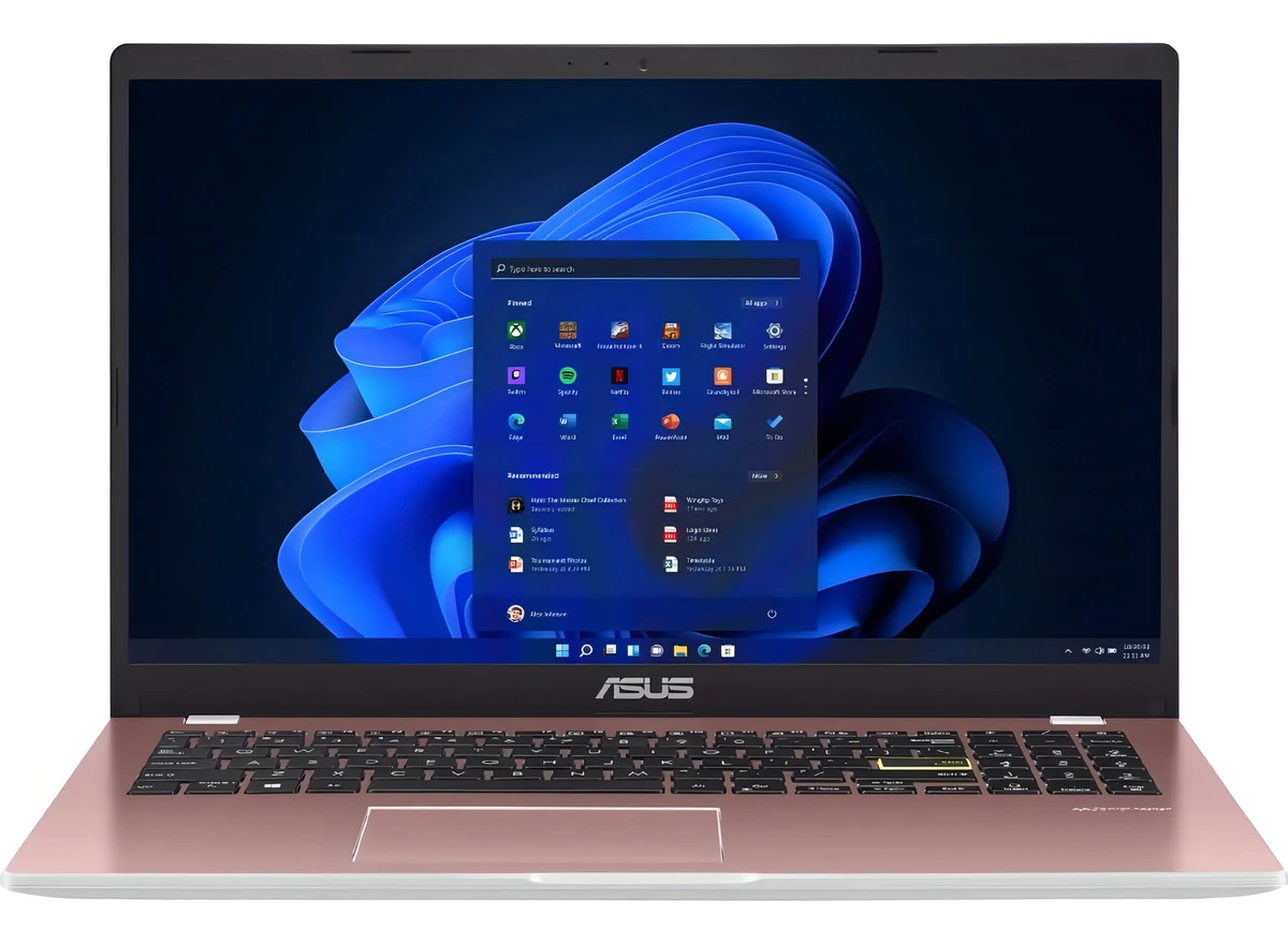 NOTEBOOK ASUS VIVOBOOK GO 15 - CELERON DUAL CORE - 128GB 4GB RAM - WIN11 - ROSA