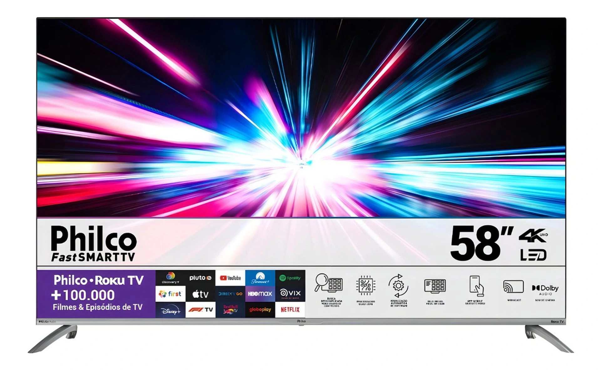 Smart TV Philco 58 polegadas 4K