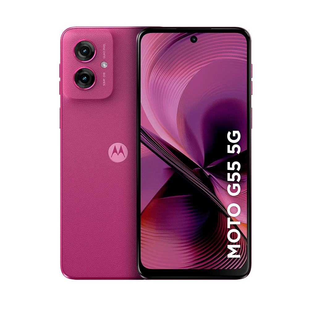 Smartphone MOTO G55 5G 256GB, 8GB RAM + 8GB RAM (ROSA)