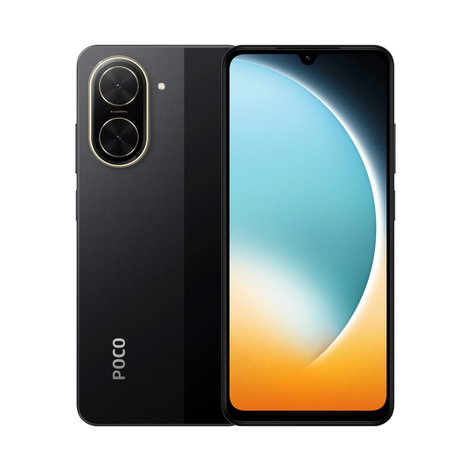 Smartphone POCO C71 128GB - 4GB RAM (PRETO E CINZA)